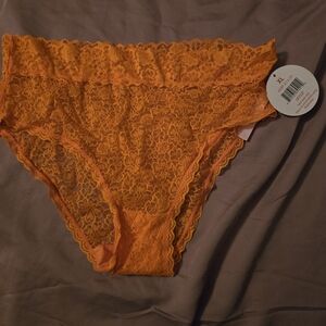 BNWT Splendies Orange Lace Panties XL